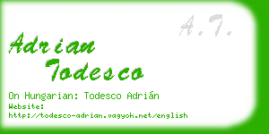 adrian todesco business card